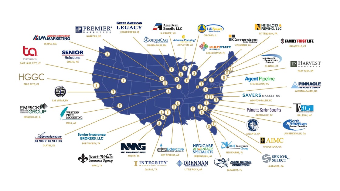 Integrity Marketing Group Partner Map